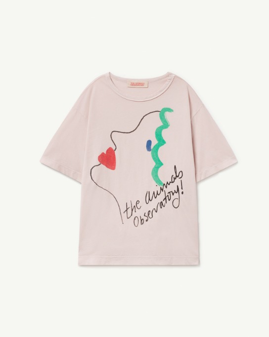 ROOSTER OVERSIZE KIDS+T-SHIRT Pink Face_S22003_248_BD