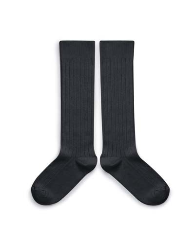 La Haute Ribbed Knee-High Socks_2950_783