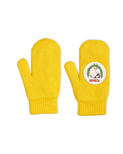 Polar bear knitted mittens Yellow_2176013823
