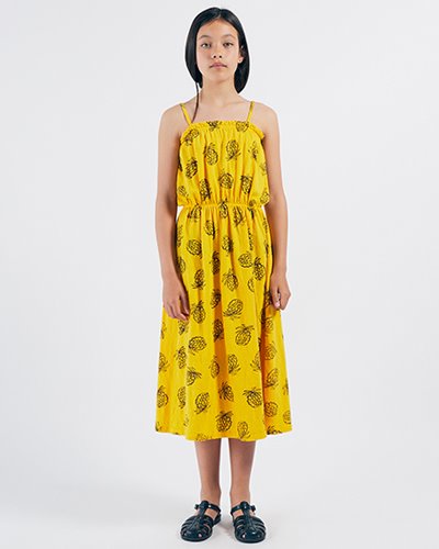 12001114 All Over Pineapple Jersey Dress