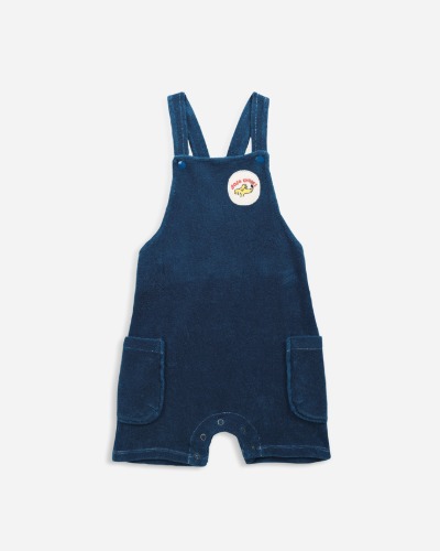 Sniffy Dog Patch terry fleece dungaree_122AB048