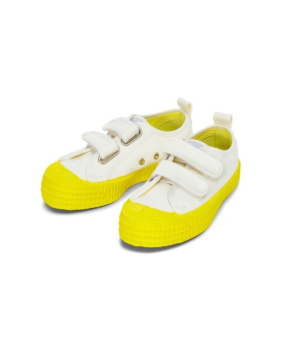 STAR MASTER KID VELCRO COLOR SOLE_WHITE_YELLOW