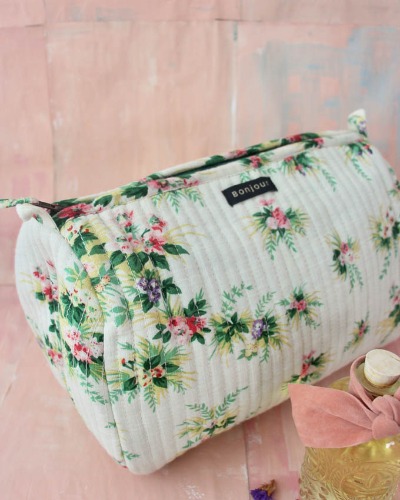 Toilet Bag - quilted_Tropical_S22TOBTF