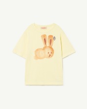 ROOSTER OVERSIZE KIDS+ T-SHIRT Yellow_Pink Rabbit_F22002-081_EM